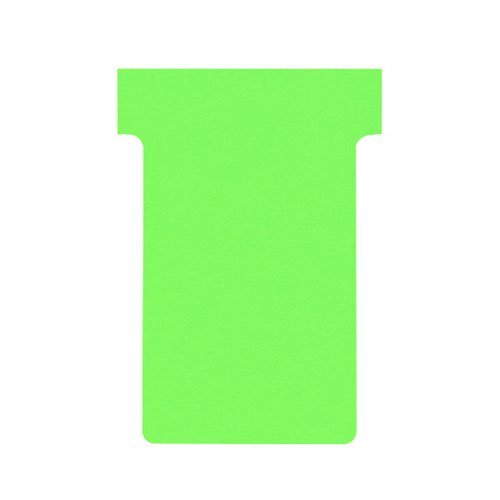 Nobo T Cards A50 Size 2 Green (Pack 100) 32938902 (26114AC)