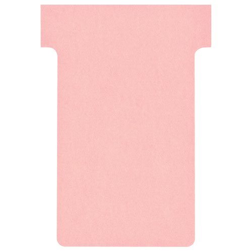 Nobo T Cards A50 Size 2 Pink (Pack 100) 2002008 (26128AC)