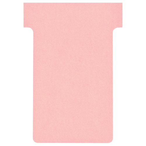 Nobo T Cards A50 Size 2 Pink (Pack 100) 2002008 (26128AC)