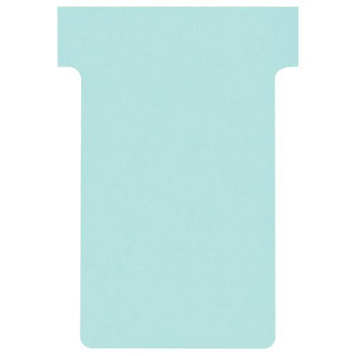 Nobo T Cards A50 Size 2 Light Blue (Pack 100) 2002006 (26142AC)