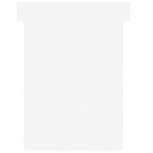 Nobo T Cards A80 Size 3 White (Pack 100) 2003002 (26149AC)
