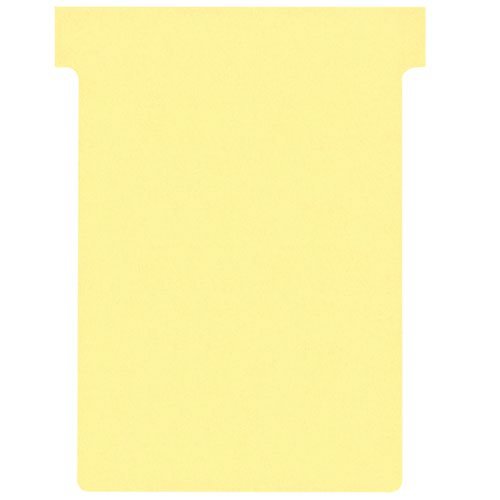 Nobo T Cards A80 Size 3 Yellow (Pack 100) 2003004 (26163AC)