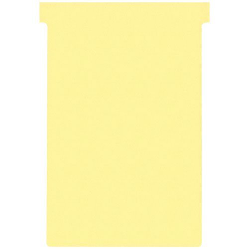 Nobo T Cards A110 Size 4 Yellow (Pack 100) 2004004 (26205AC)