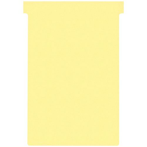 Nobo T Cards A110 Size 4 Yellow (Pack 100) 2004004 (26205AC)