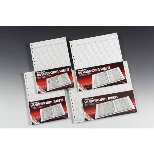 Twinlock V8 Variform 14 Column Cash Sheets 298x358mm (26807AC)