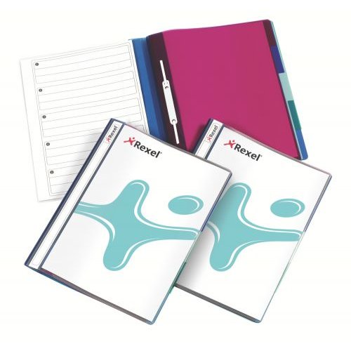 Rexel Tranz File 5 Part Polypropylene with Colour coded Indexed Sections A4 Translucent (27269AC)