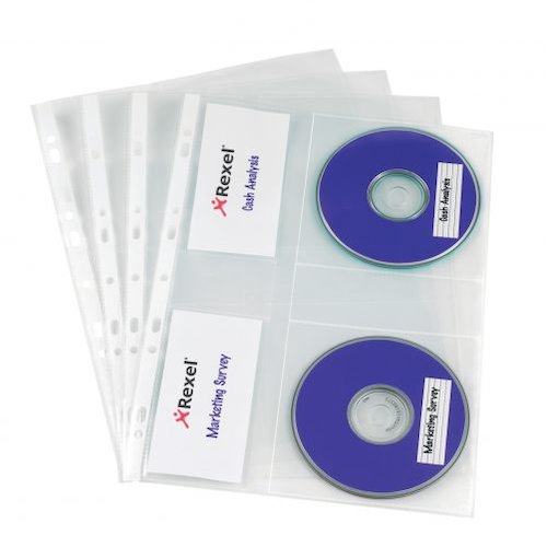 Rexel Nyrex CD Pocket (Pack 5) 2001007 (27787AC)