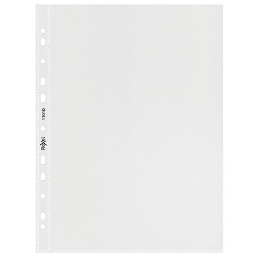Rexel Superfine Multi Punched Pocket Polypropylene A5 55 Micron Top Opening Clear (Pack 20) 11010 (27850AC)