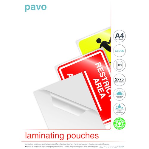 Pavo Laminating Pouches (28659PV)