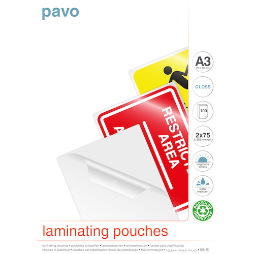 Pavo Laminating Pouches (28680PV)