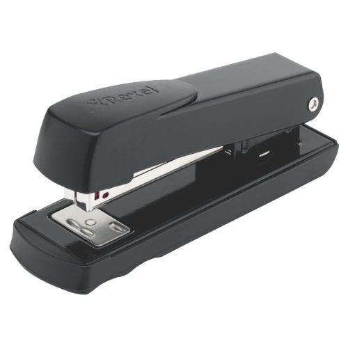 Rexel Meteor Half Strip Stapler 20 Sheet Black 2100019 (28746AC)