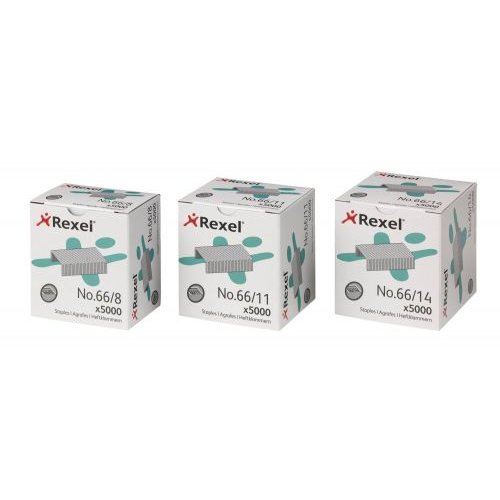 Rexel 66/8mm Staples (Pack 5000) 06065 (28802AC)