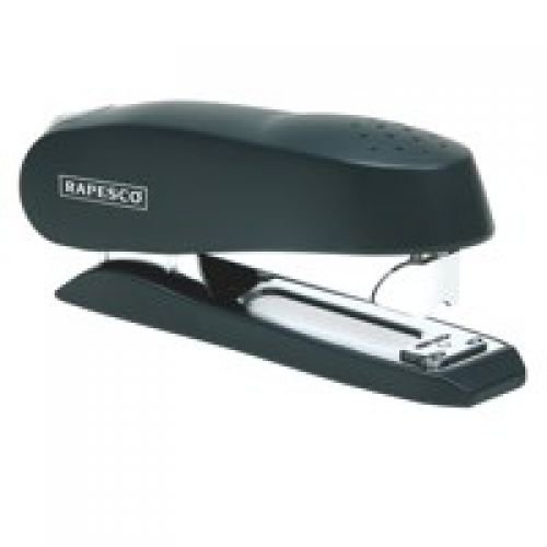 Rapesco Luna Half Strip Stapler Metal 50 Sheet Black (29394RA)