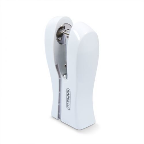 Rapesco Stand Up Space Saving Stapler Plastic 20 Sheet White (29639RA)