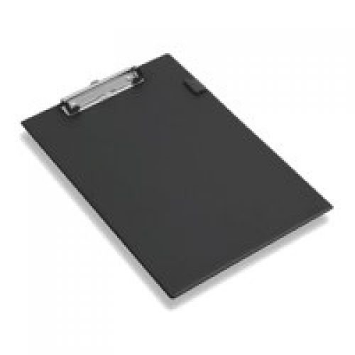 Rapesco Standard Clipboard PVC Cover A4/Foolscap Black VSTCB0B3 (29863RA)