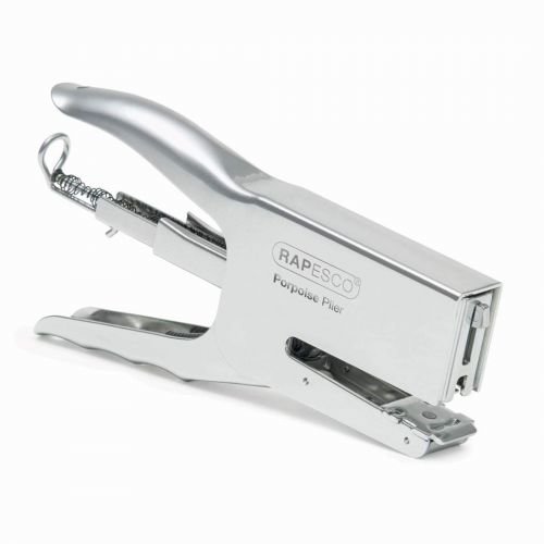 Rapesco Porpoise Classic Stapling Plier Metal Silver (30164RA)