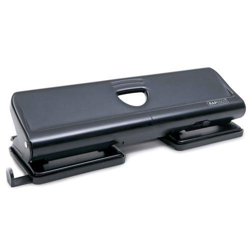 Rapesco 720 4 Hole Punch Metal 22 Sheet Black (30192RA)
