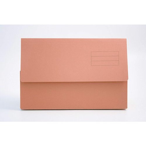 Guildhall Document Wallets 250gsm Orange (Pack 50) (30295EX)