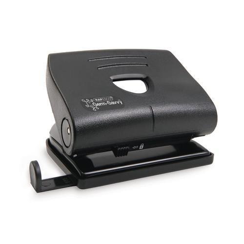Rapesco 820 P Germ Savvy 2 Hole Punch Metal 22 Sheet Black (30367RA)