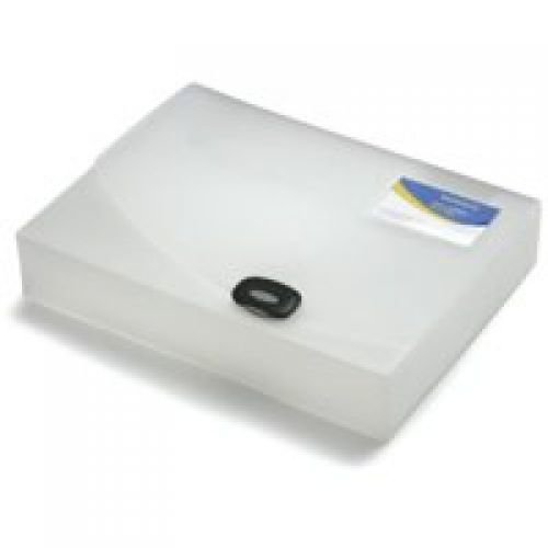 Rapesco 60mm Rigid Wallet Box File A4 Clear (30444RA)