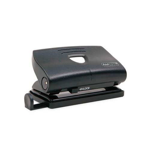 Rapesco 810 P 2 Hole Punch 12 Sheets   Black (30528RA)