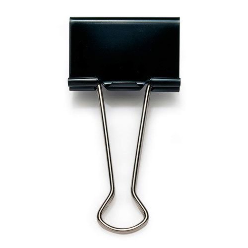 Rapesco 50mm Foldback Clips   Black (Pack 10) (30563RA)