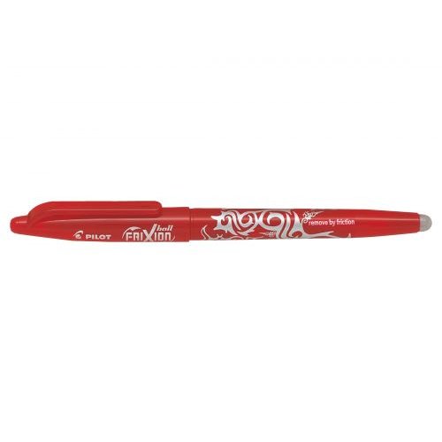 Pilot FriXion Rollerball Pen Eraser Rewriter Medium 0.7mm Tip 0.35mm Line Red (31270PT)