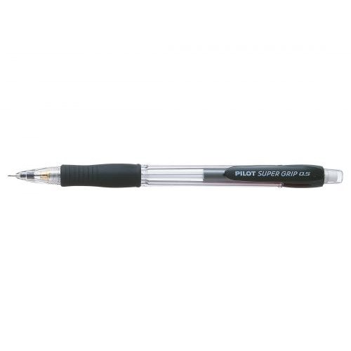 Pilot Super Grip Mechanical Pencil with Rubberised Grip Integral Eraser 0.5mm Lead (31417PT)