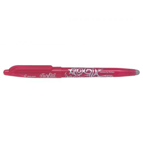 Pilot FriXion Ball Erasable Gel Rollerball Pen 0.7mm Tip 0.35mm Line Pink (Pack 12) (31515PT)