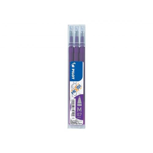 Pilot Refill for FriXion Ball/Clicker Pens 0.7mm Tip Violet (Pack 3) (31550PT)