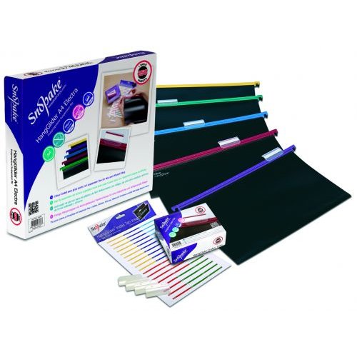 Snopake HangGlider A4 Suspension File Polypropylene 15mm Assorted Colours (Pack 25) (31553SN)