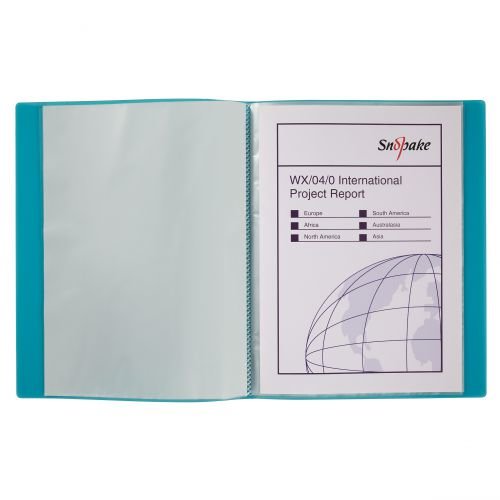 Snopake A4 Display Book 24 Pocket Electra Assorted Colours (Pack 10) (31735SN)