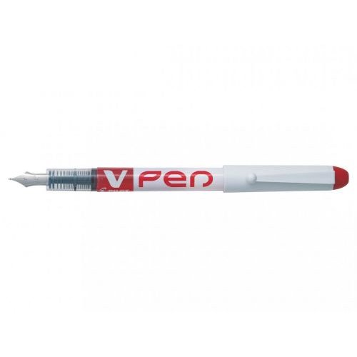 Pilot V Pen Erasable Disposable Fountain Pen Red (Pack 12) (31774PT)