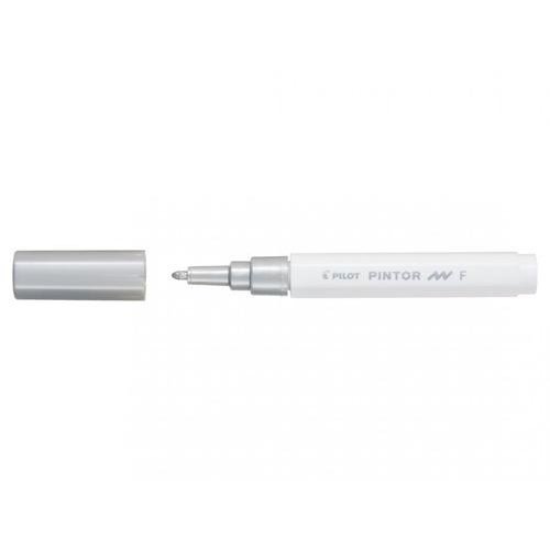 Pilot Pintor Fine Bullet Tip Paint Marker 2.9mm Silver (Single Pen) 4902505541612 (31900PT)
