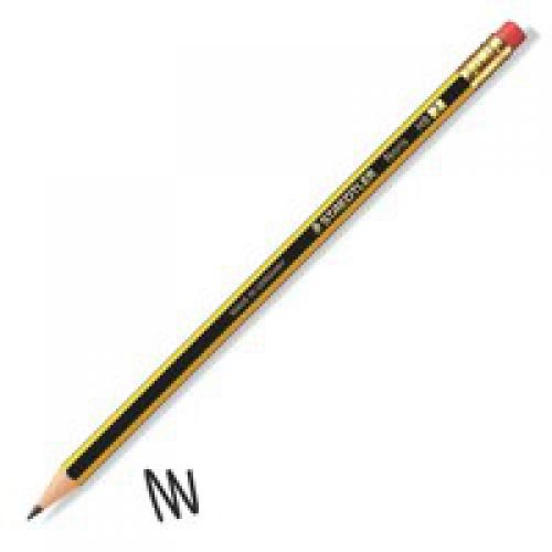 Staedtler 120 Noris Pencil with Eraser PEFC HB (33268TT)
