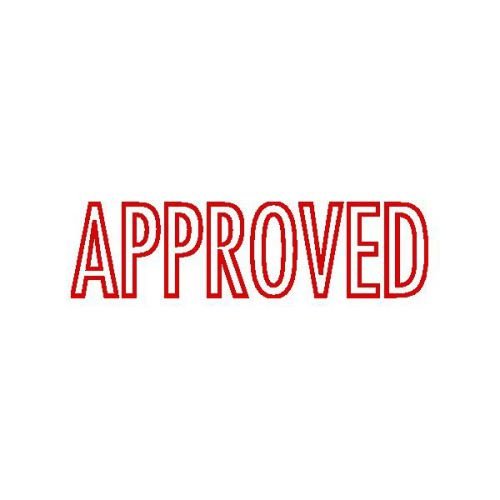 Colop Green Line P20 Self Inking Word Stamp APPROVED 37x13mm Red Ink (33958CL)