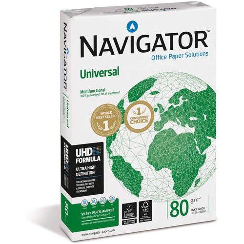 Navigator Universal Paper A4 80gsm White (Box 10 Reams) (34196GP)