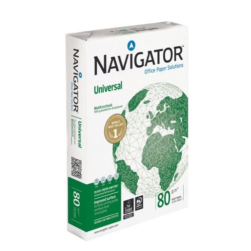 Navigator Universal Paper A3 80gsm White (Box 5 Reams) NAVUNIA3 (34217GP)