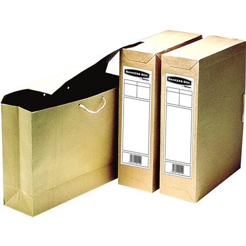 Bankers Box by Fellowes Basics Storage Bag File Foolscap W101xD254xH356mm (35088FE)