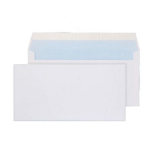 Blake Purely Everyday Wallet Envelope DL Peel and Seal Plain 100gsm White (Pack 50) (35134BL)
