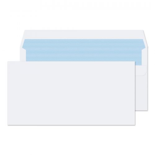 Blake Purely Everyday Wallet Envelope DL Self Seal Plain 100gsm White (Pack 500) (35204BL)