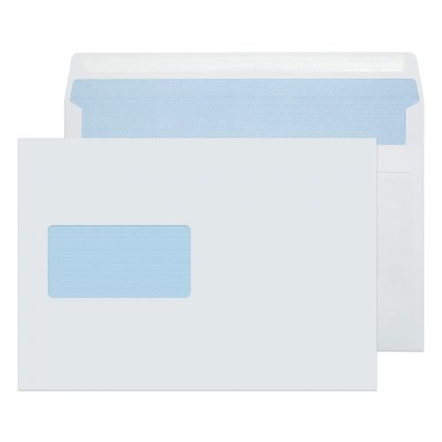 Purely Everyday White Self Seal Wallet Window C5 162x229mm (35246BL)