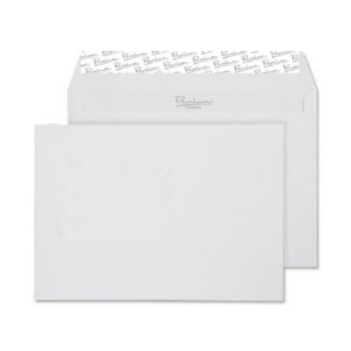 Blake Premium Business Wallet Envelope C5 Peel and Seal Plain 120gsm High White Wove (Pack 50) (35393BL)