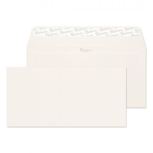 Blake Premium Business Wallet Envelope DL Peel and Seal Plain 120gsm High White Laid (Pack 50) (35701BL)