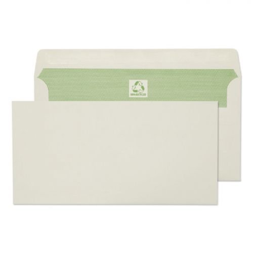 Blake Purely Environmental Wallet Envelope DL Self Seal Plain 90gsm Natural White (Pack 500) (35743BL)