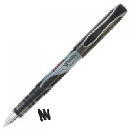 Zebra Fuente Disposable Fountain Pen Black (Pack 12) (36674ZB)