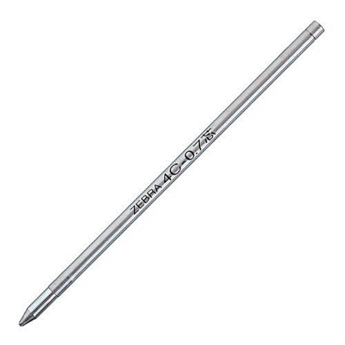 Zebra 4C Pen Refill 0.7mm Tip Blue (Pack 10) (36807ZB)