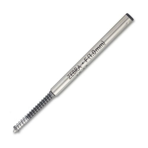 Zebra F Refill 1.0 mm Tip Black (Pack 2) (36828ZB)