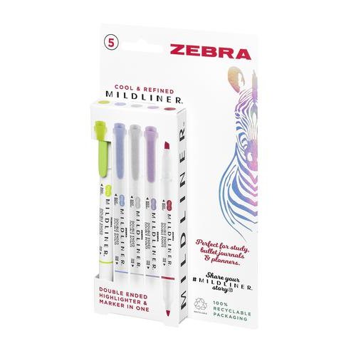 Zebra Mildliner Twin Tip Highlighter Marker (37199ZB)