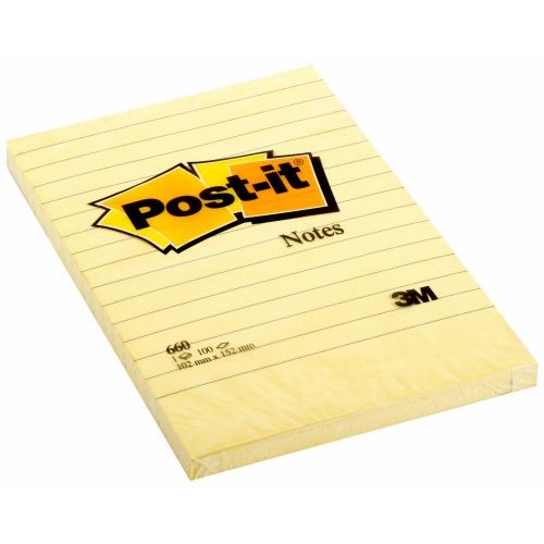 Post it Notes Ruled (38207MM)